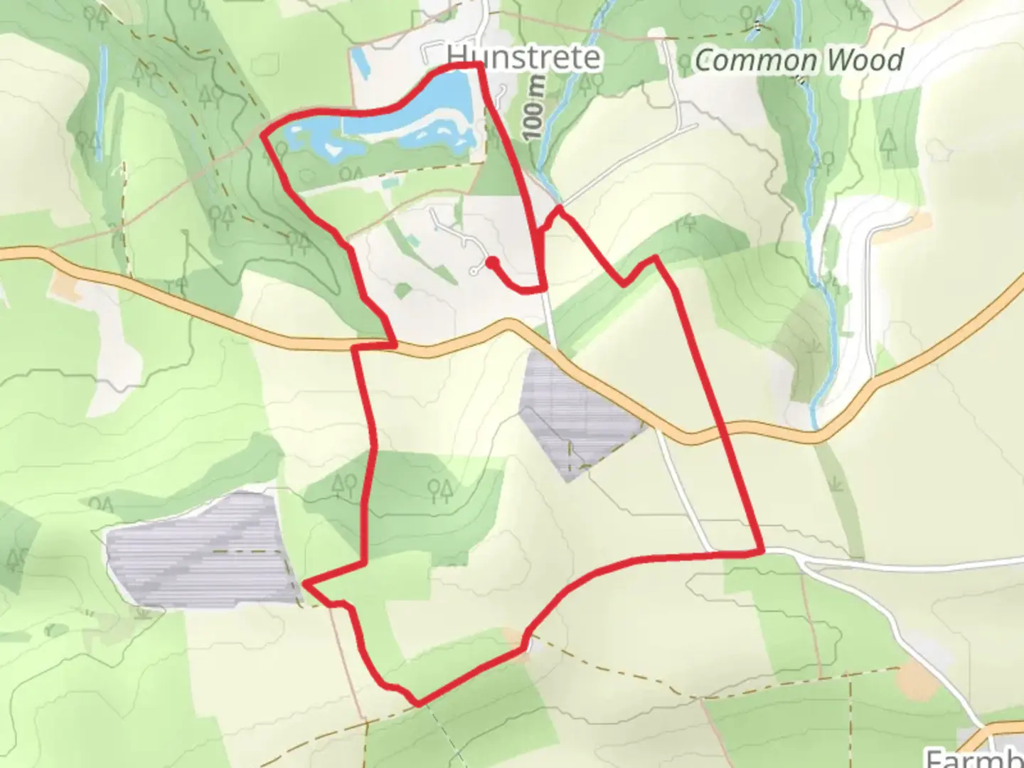An image depicting the trail Whidcombe Brake Loop and its surrounding area.