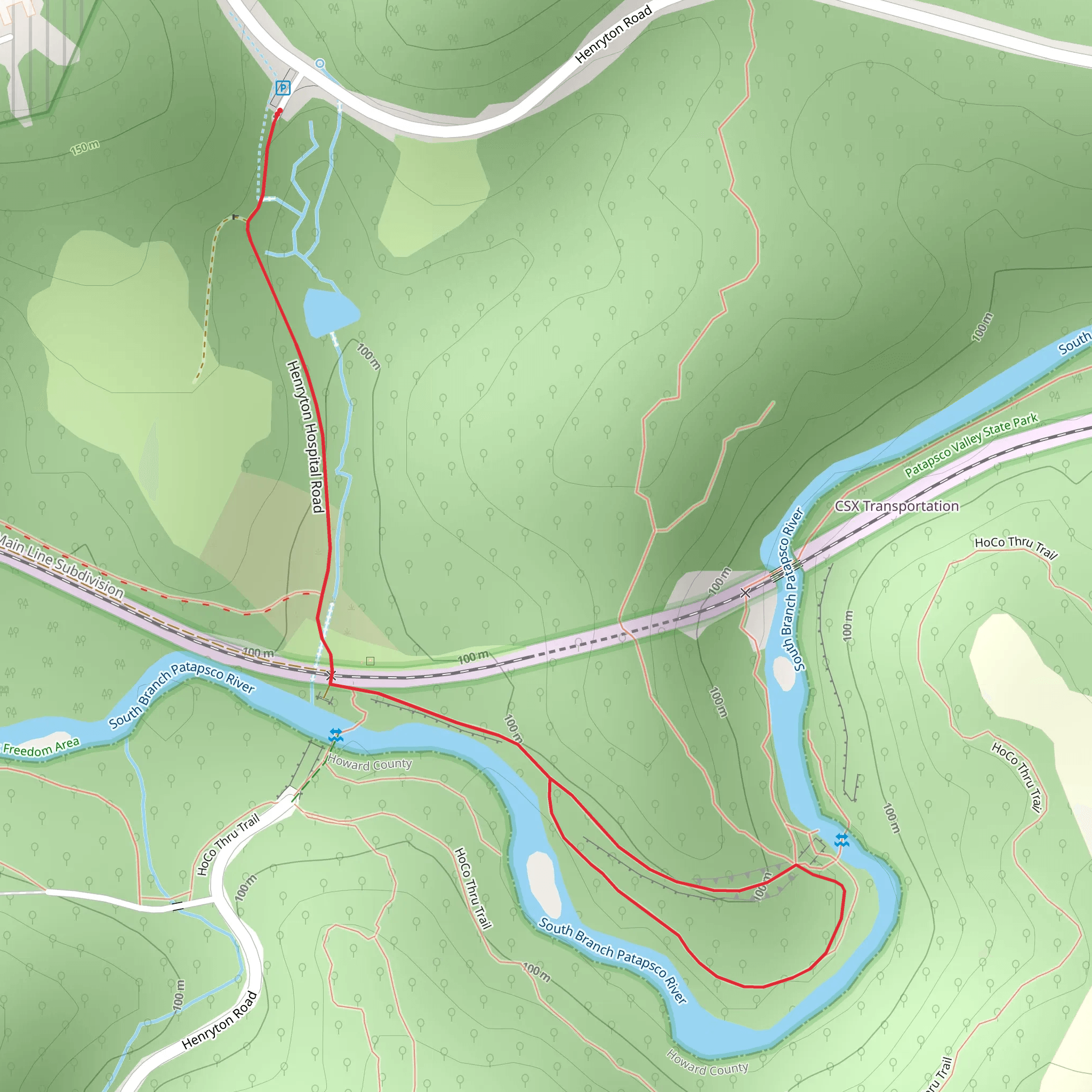 Henryton mobile static map