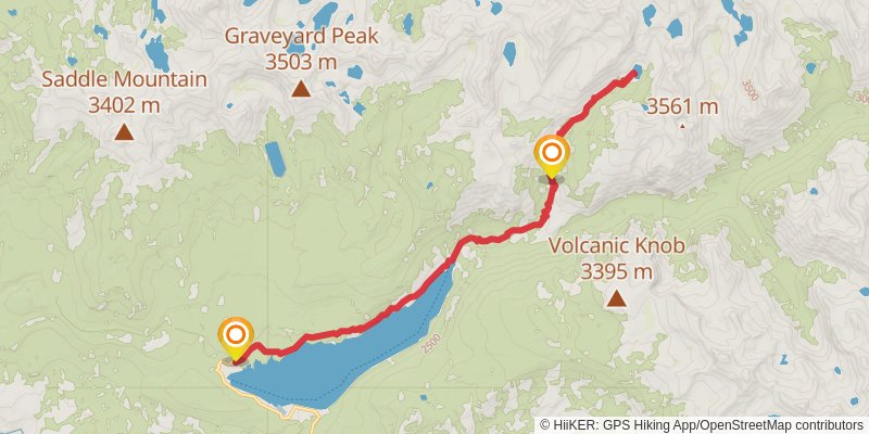 Mott Lake Trail stage 3 Map