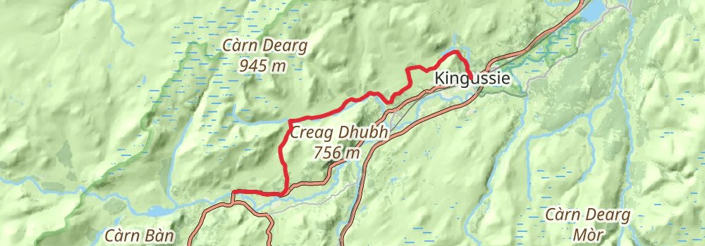 Scottish National Trail stage 25 Map