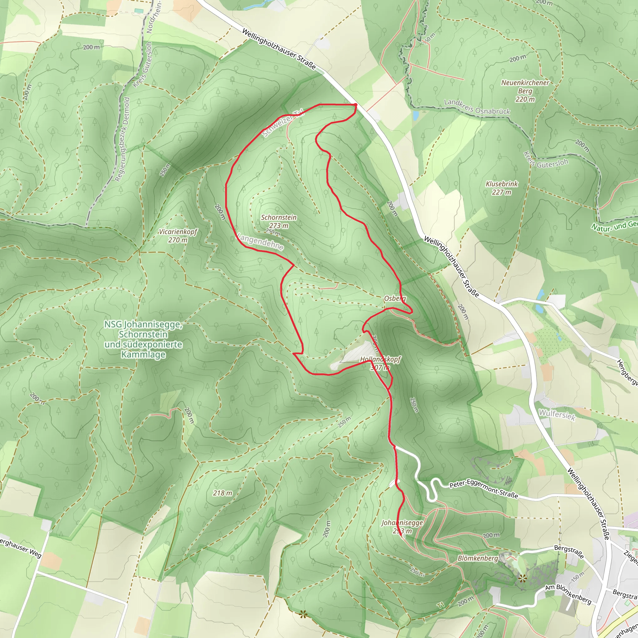 Hollandskopf and Osberg mobile static map