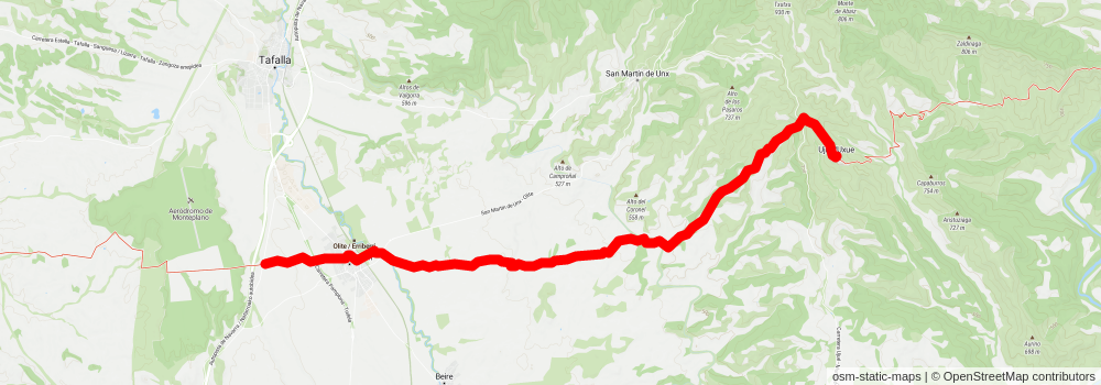 GR 1 Sender Historic stage 45 Map