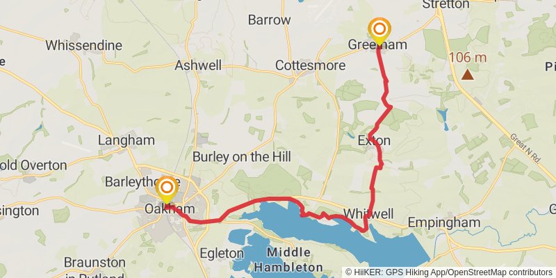 Viking Way stage 11 Map