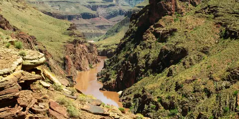 An image depicting the trail Thunder River Trail to Deer Creek Trail and its surrounding area.