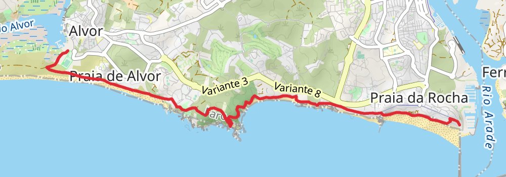 Algarve Coast Golden South-West 6-Day Gentle Tour (Hillwalk Tours) stage 4 Map