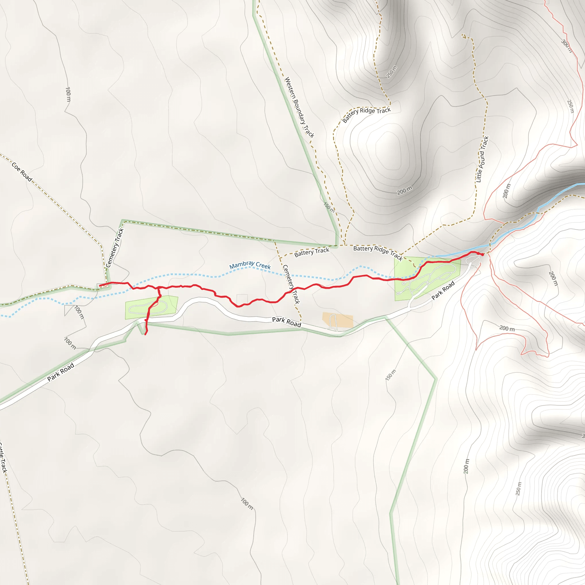 Baroota Hike mobile static map