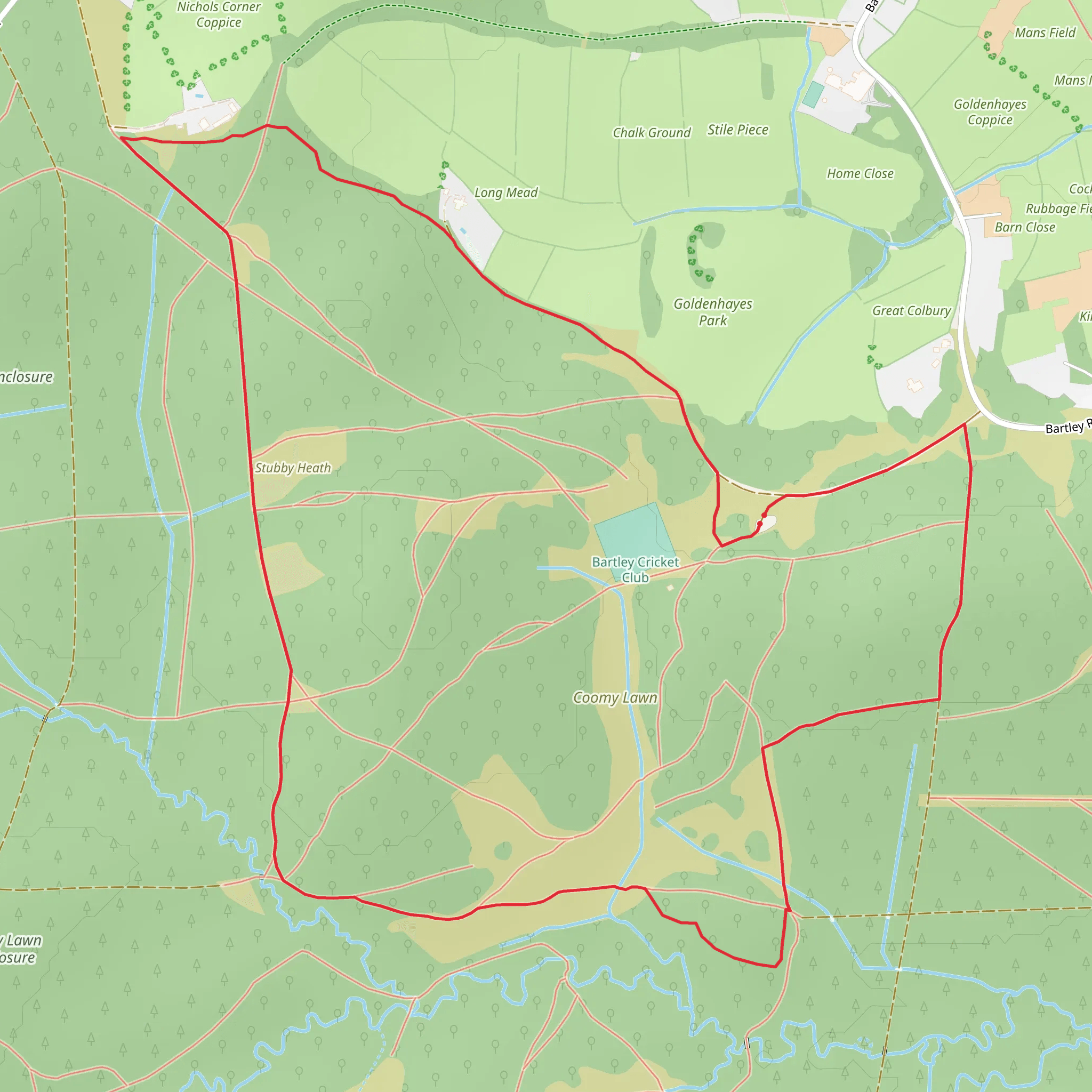 Great Stubby Hat Loop mobile static map
