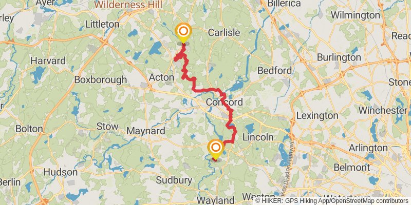 Bay Circuit Trail stage 7 Map