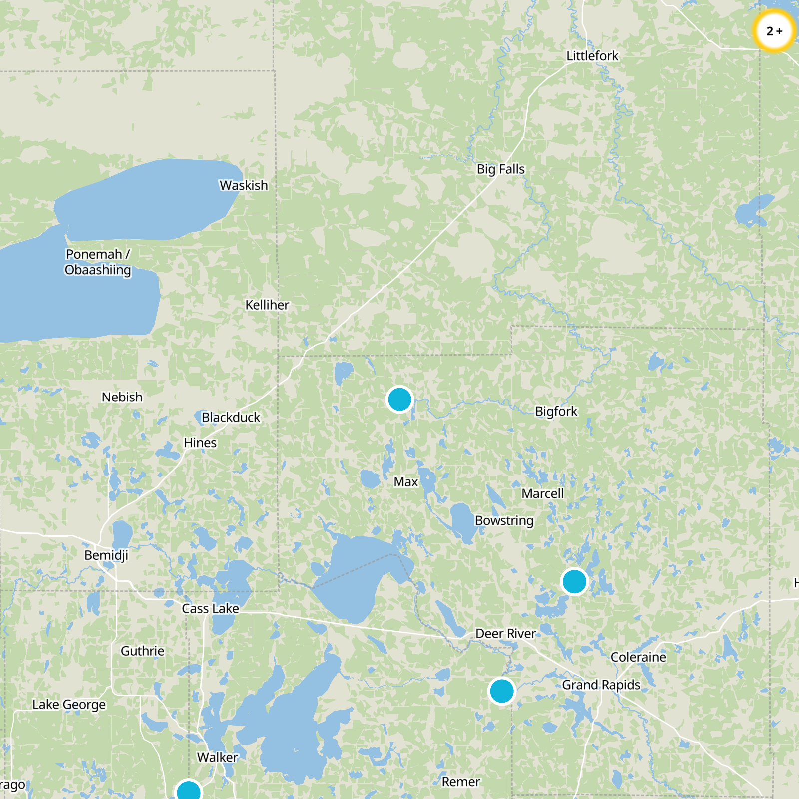 Itasca County Static Map