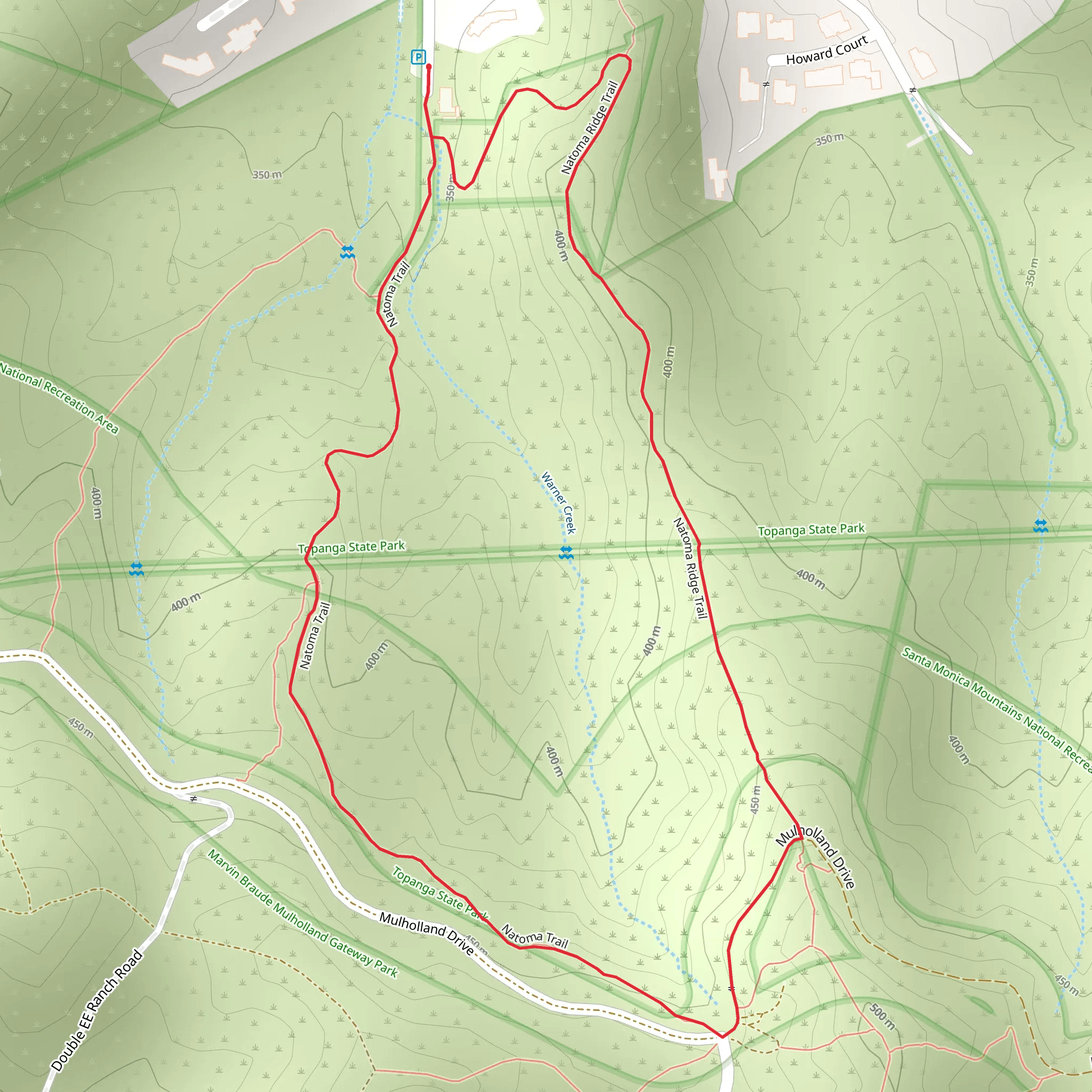 Natoma Loop Trail mobile static map