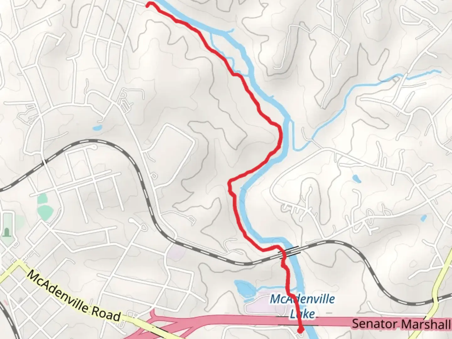 An image depicting the trail South Fork Trail and its surrounding area.