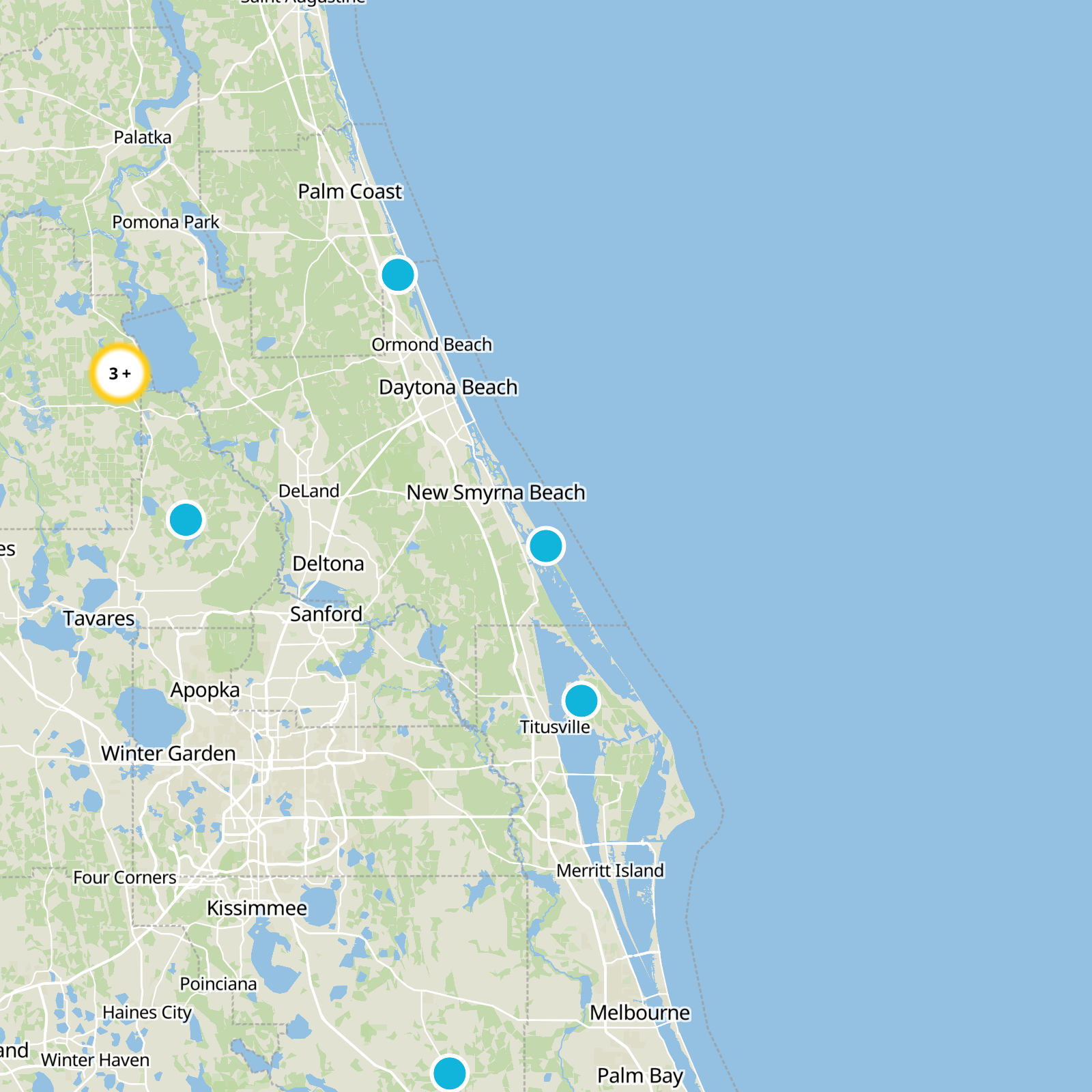 Volusia County Static Map