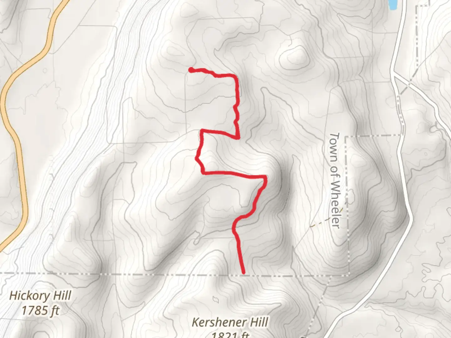 An image depicting the trail Softwater Creek and its surrounding area.
