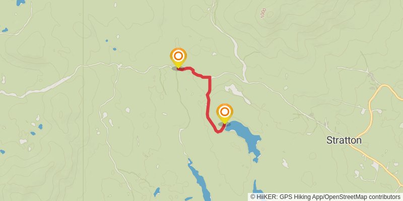 Vermont Long Trail spur 1 Map
