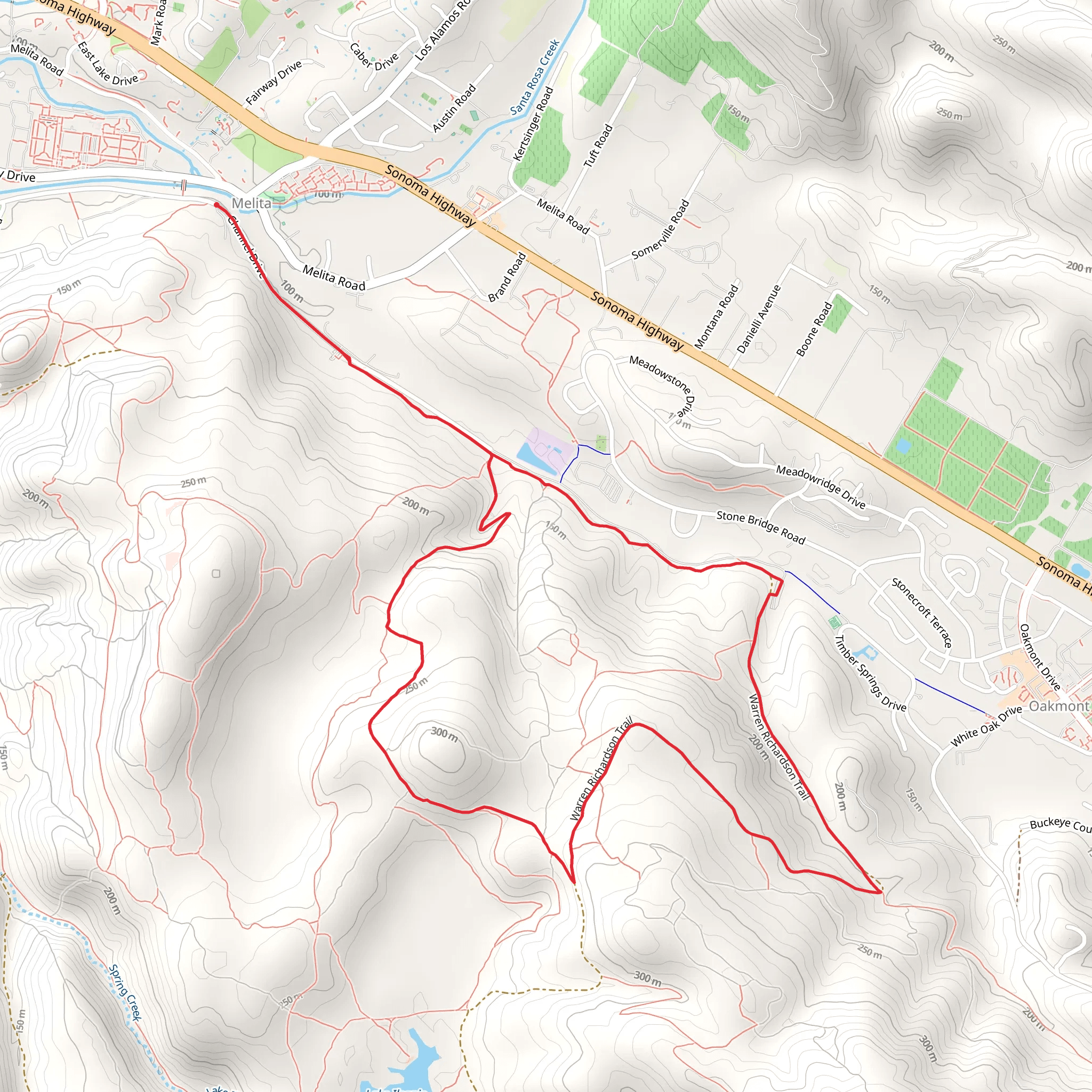 North Burma -Channel Loop Trail mobile static map