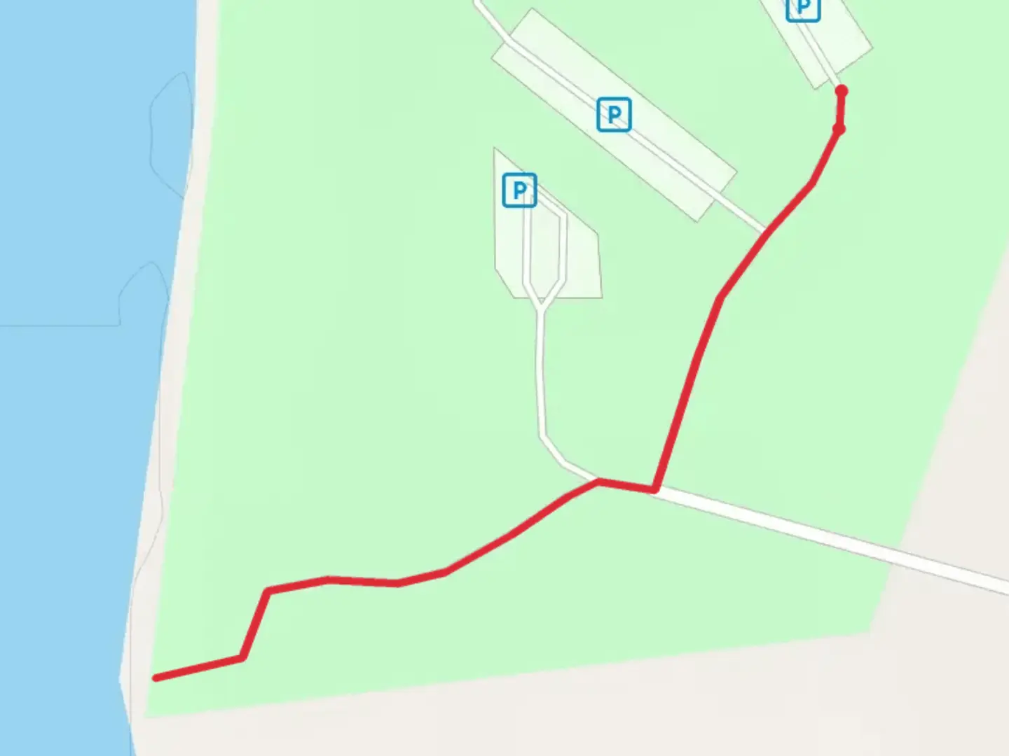 An image depicting the trail Willow Creek Parkway and its surrounding area.