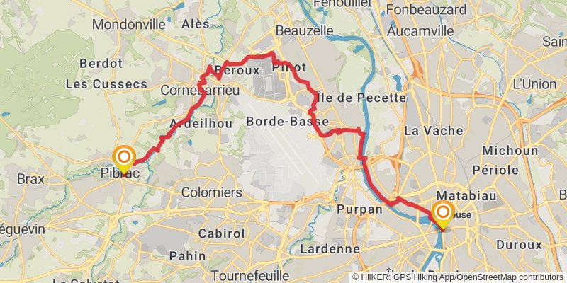 Camino Claviere-Candanchu via Arles alt 8 Map