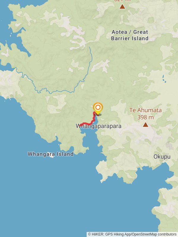 Whangaparapara - Old Mill Track mobile static map