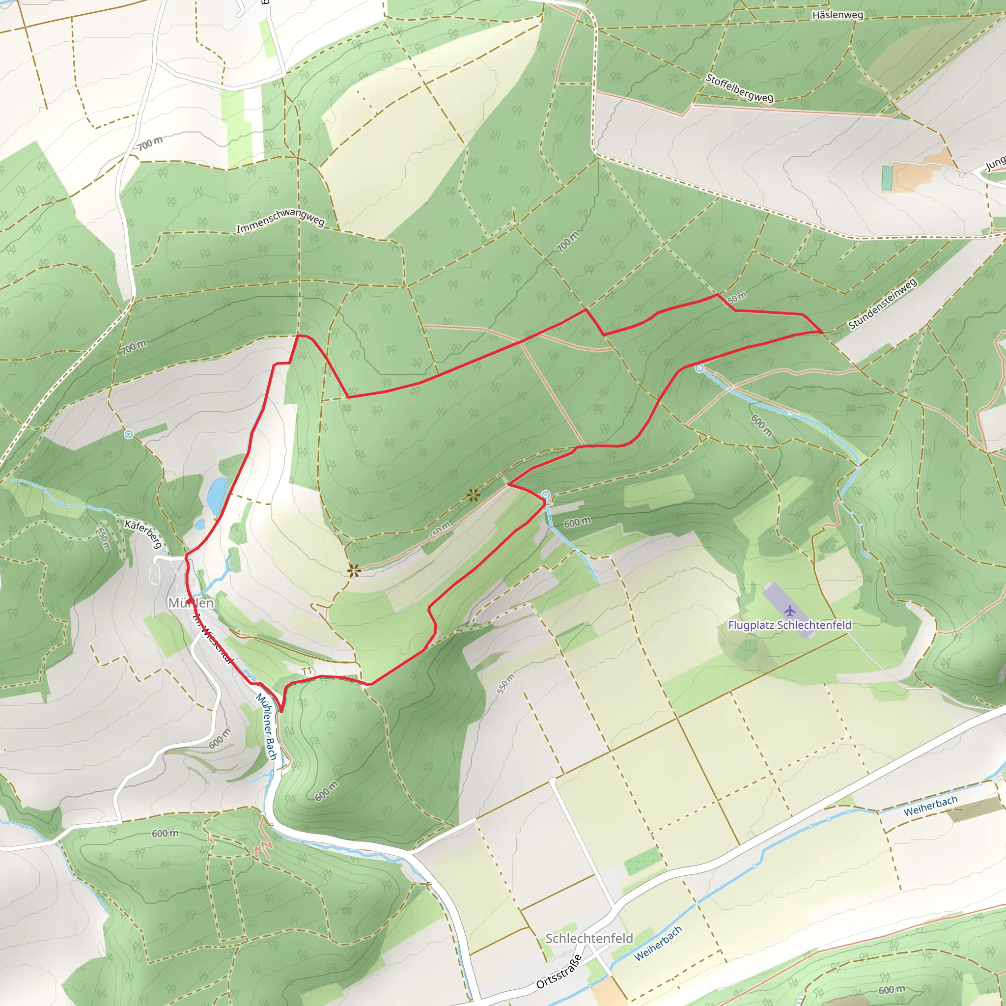 Mühlen Loop mobile static map