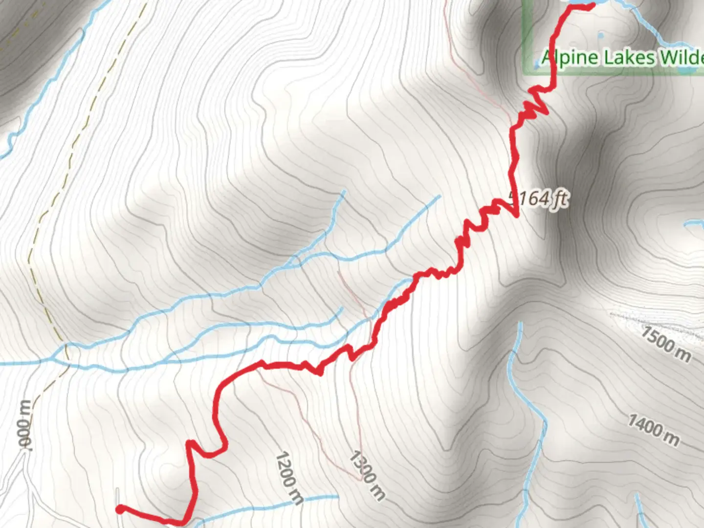 An image depicting the trail Margaret Lake via Lake Lillian Trail and its surrounding area.