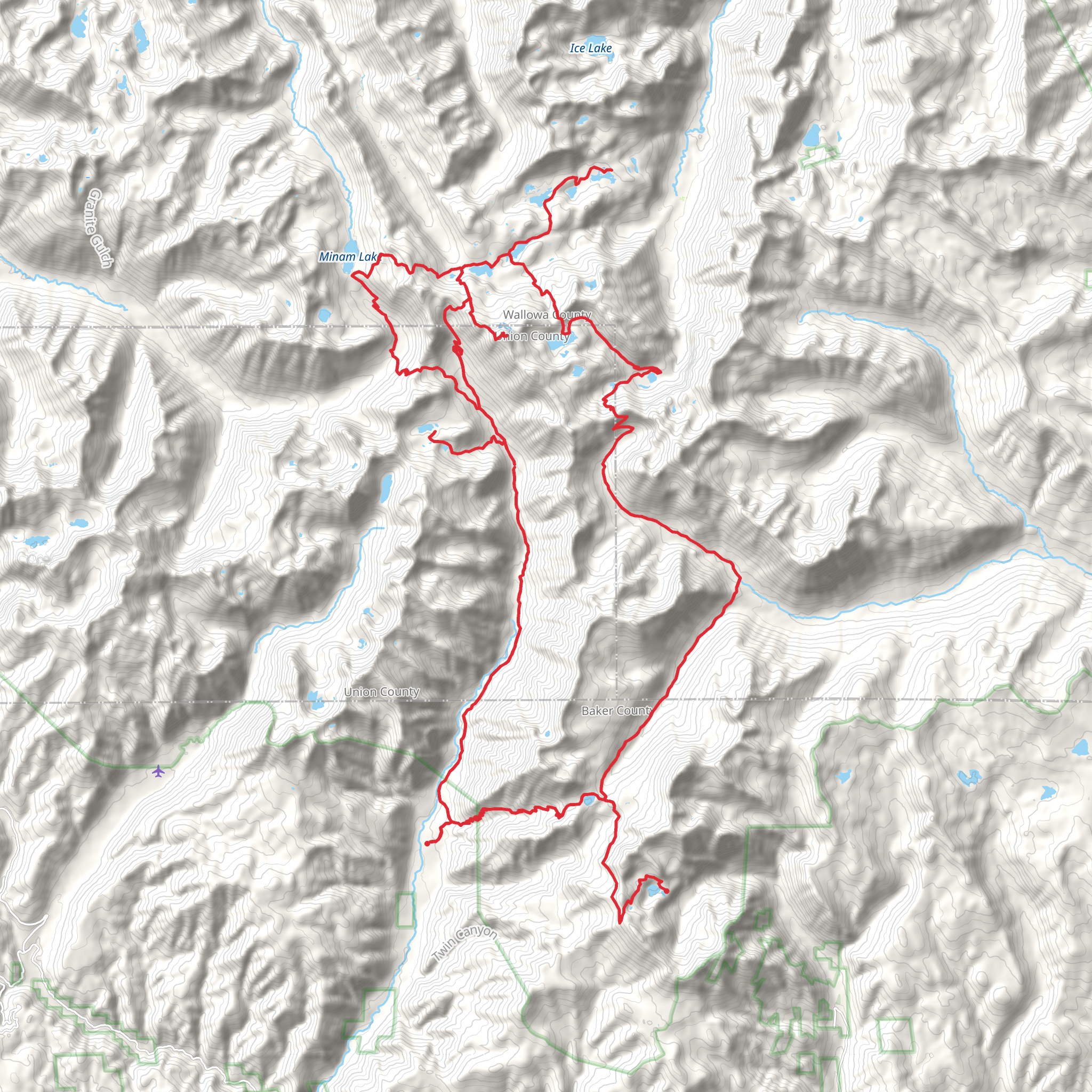 East Eagle - Imnaha Loop mobile static map