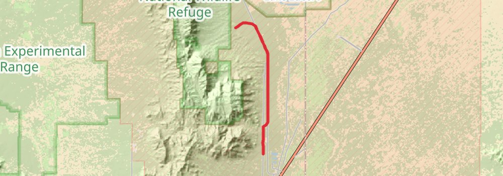 American Perimeter Trail - Southwest Primary stage 71 Map