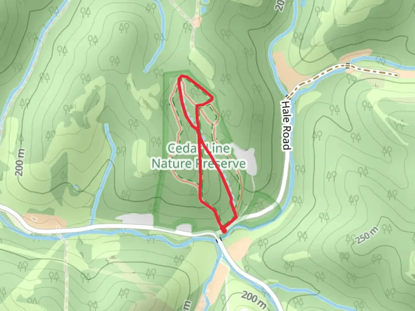 An image depicting the trail A and C Loop Trail and its surrounding area.
