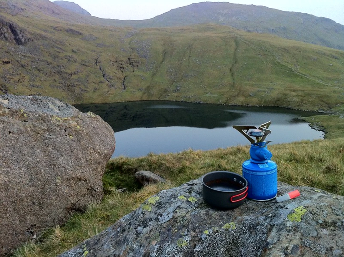 An image depicting the trail Borrowdale to Rossett Pike Loop via Great Slack and its surrounding area.