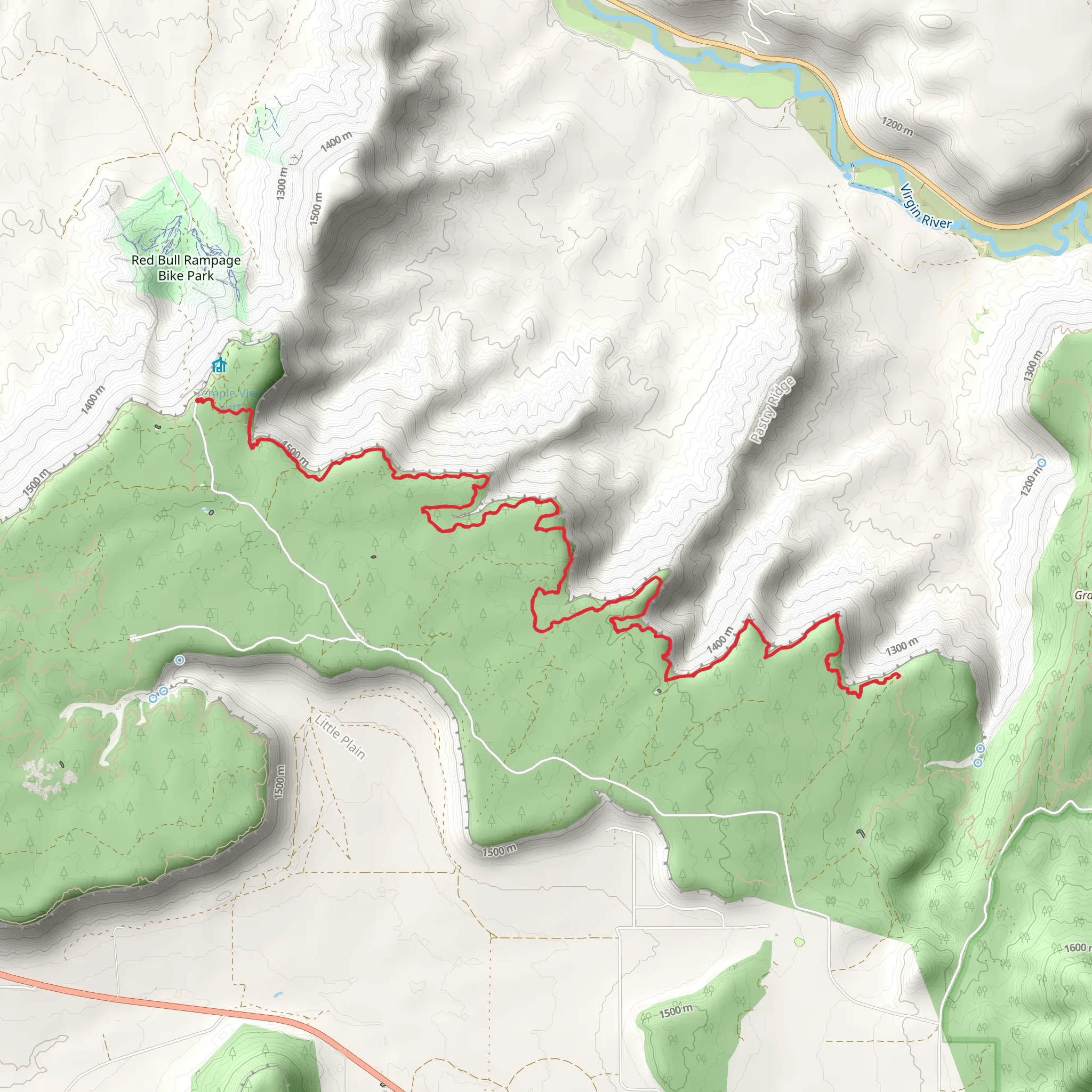 Gander Walk mobile static map