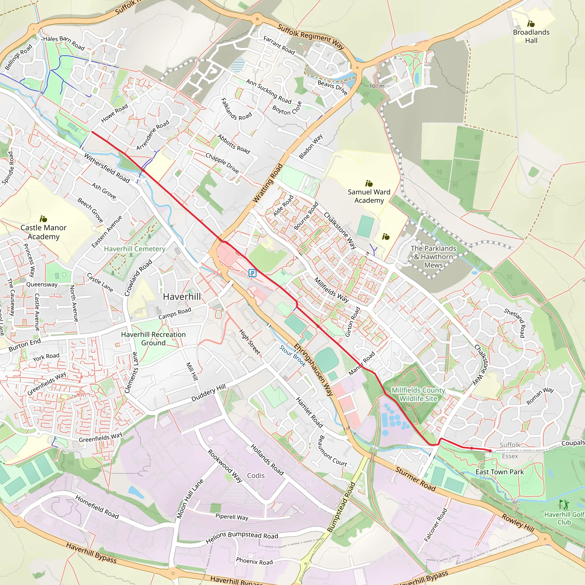Haverhill mobile static map