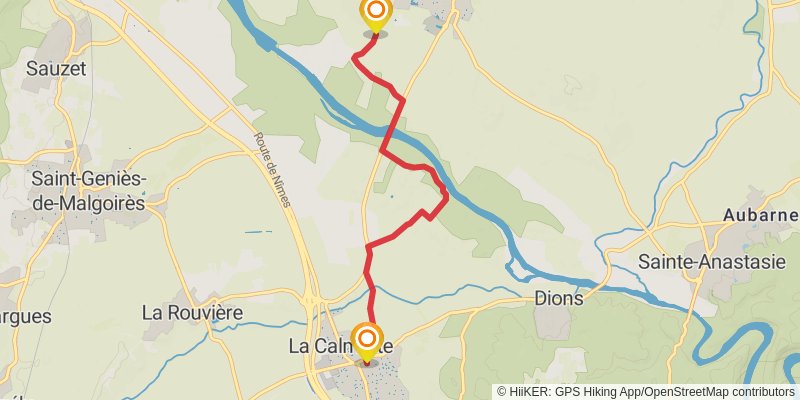 GR 700 - Regordane Way alt 1 Map