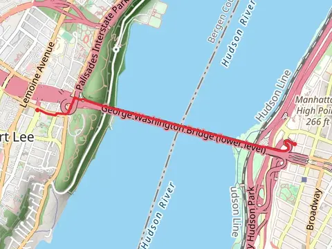 George Washington Bridge Northern Path