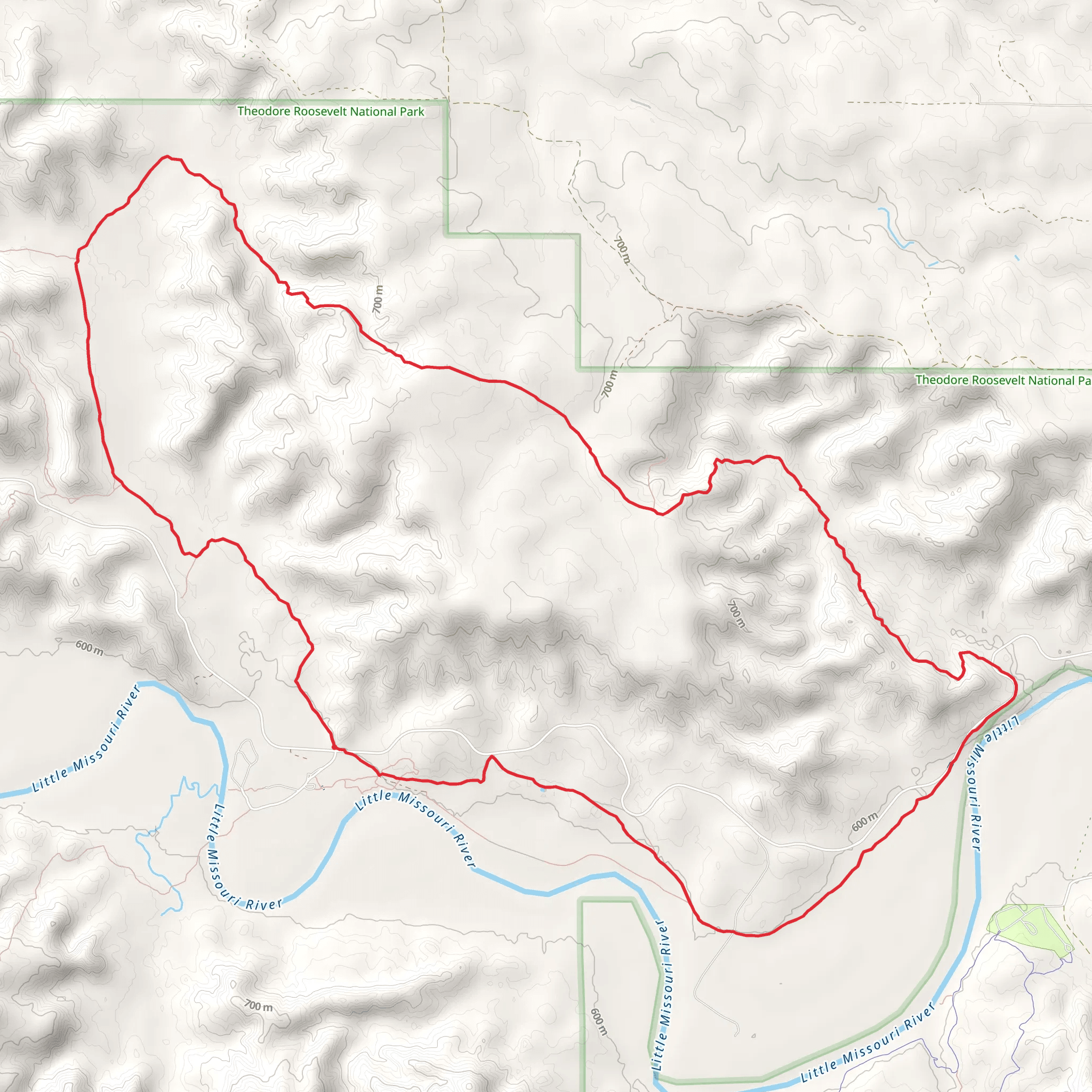 Buckhorn Loop Trail mobile static map