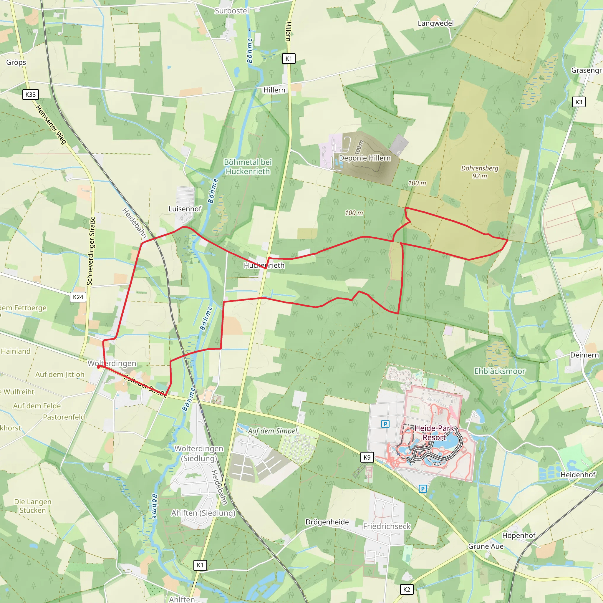 Freudenthalweg Loop mobile static map