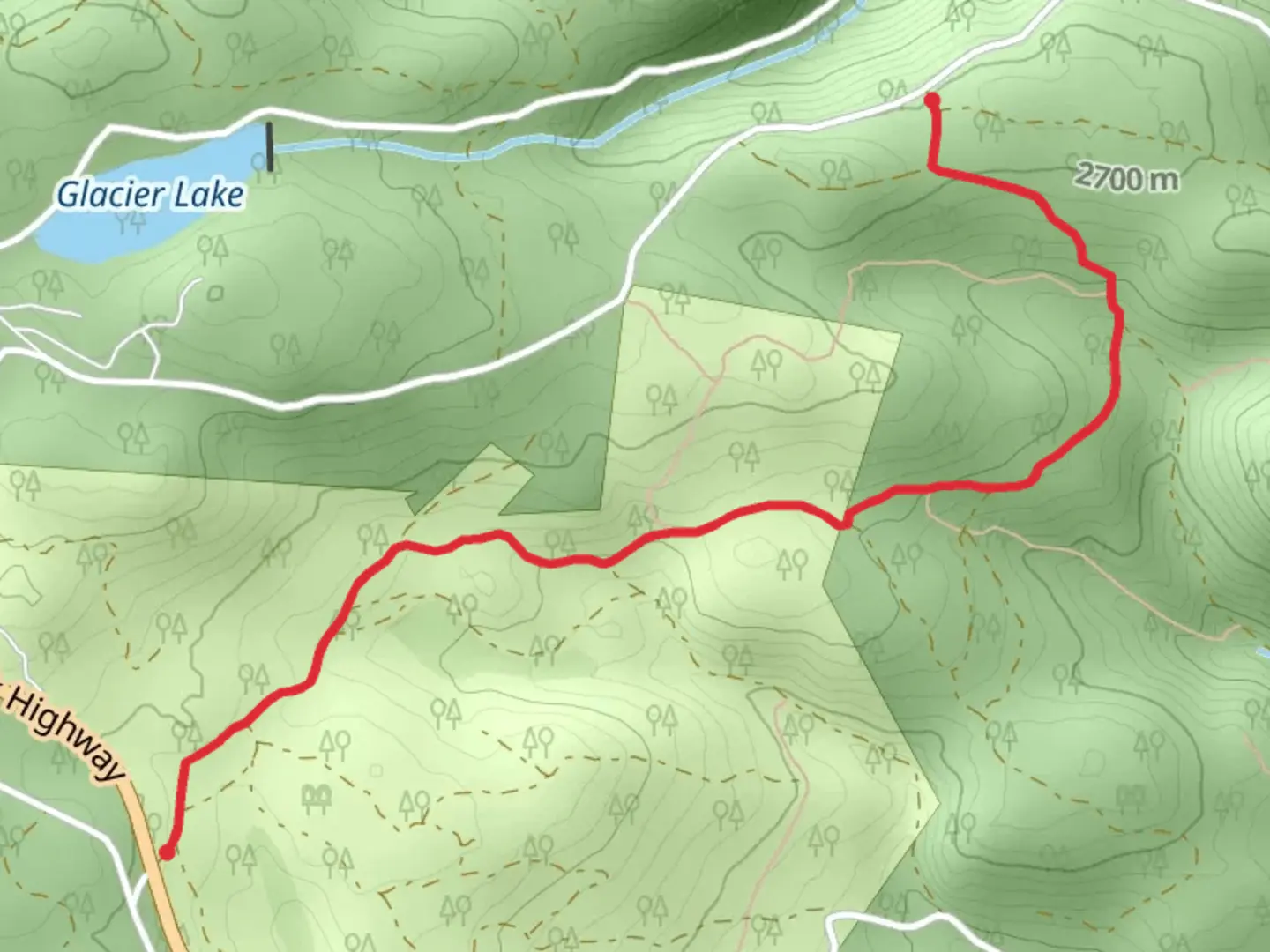 An image depicting the trail Gorder Gulch and Spur and its surrounding area.