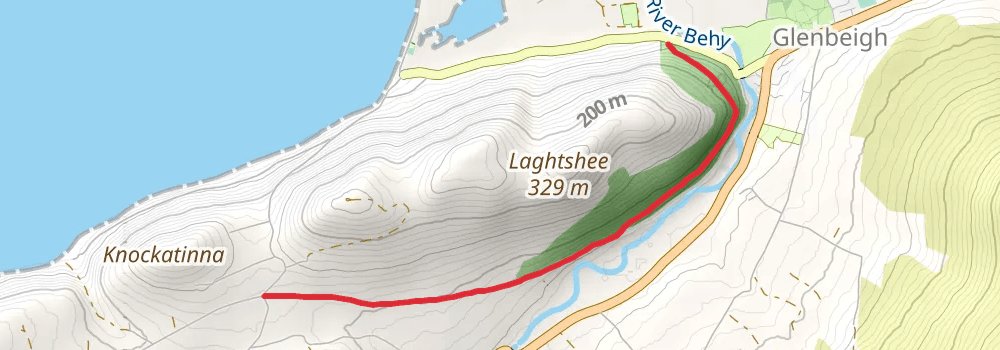 Kerry Way 4-Day Gentle Tour (Hillwalk Tours) alt 2 Map