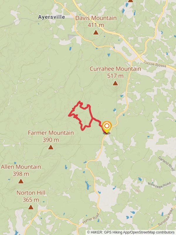 Leatherwood Creek and Frady Branch Trail System Loop