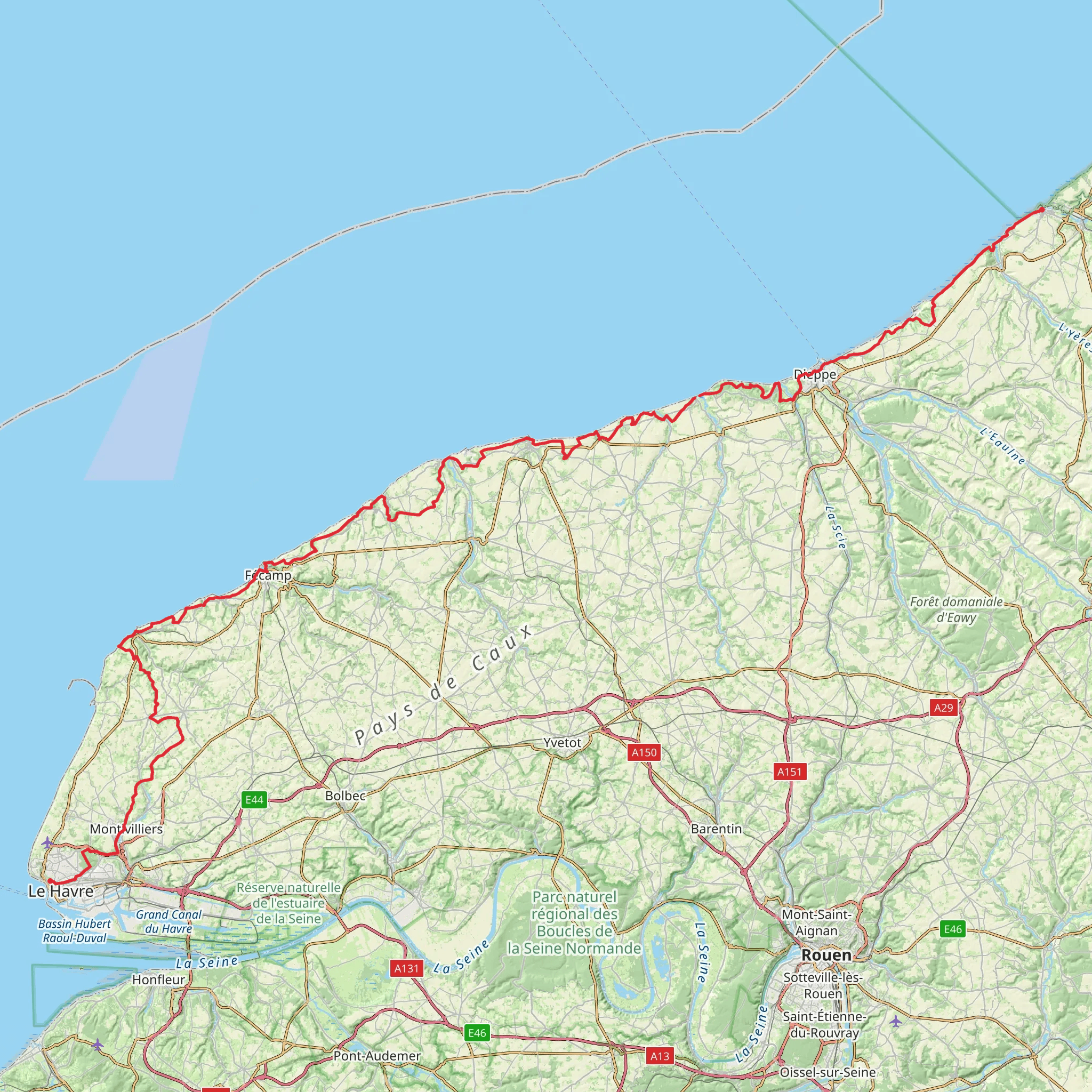 GR 21 mobile static map