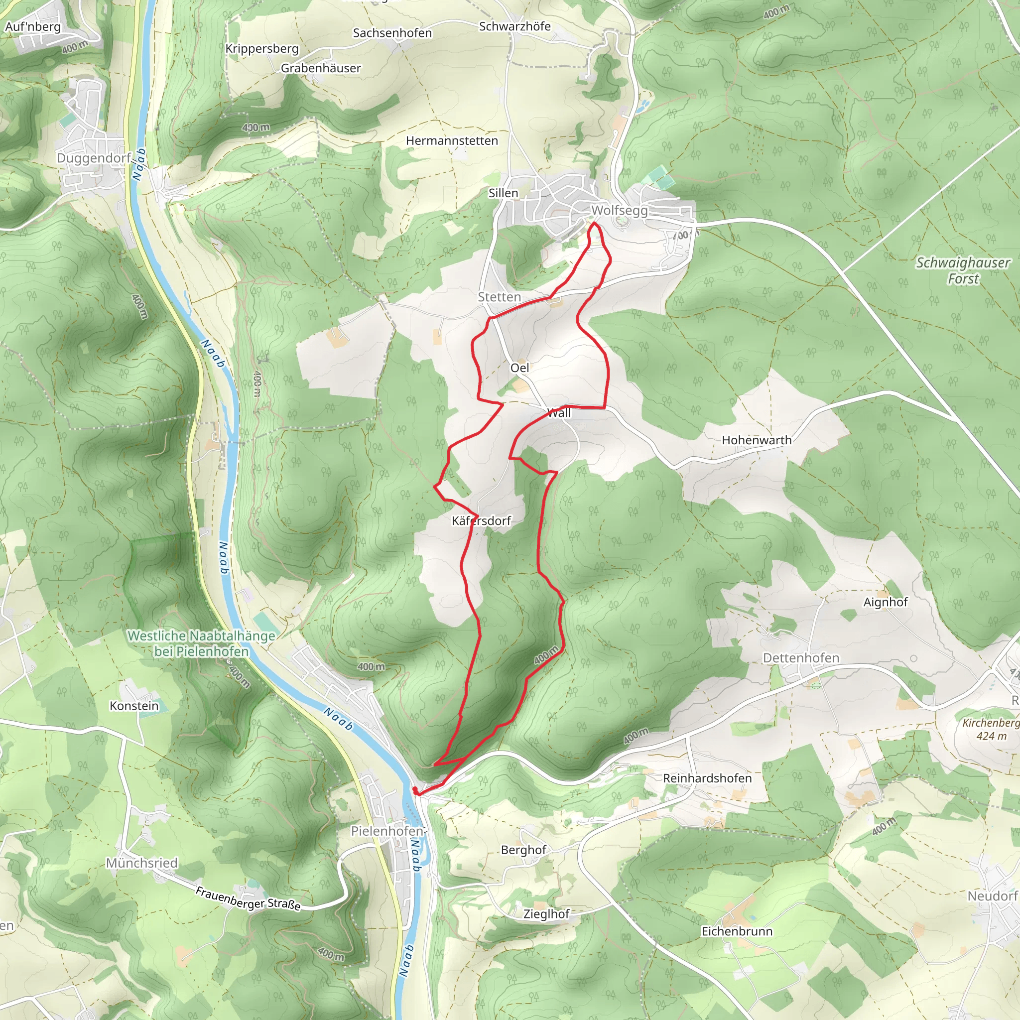 Wolfsegg Pielenhofen mobile static map