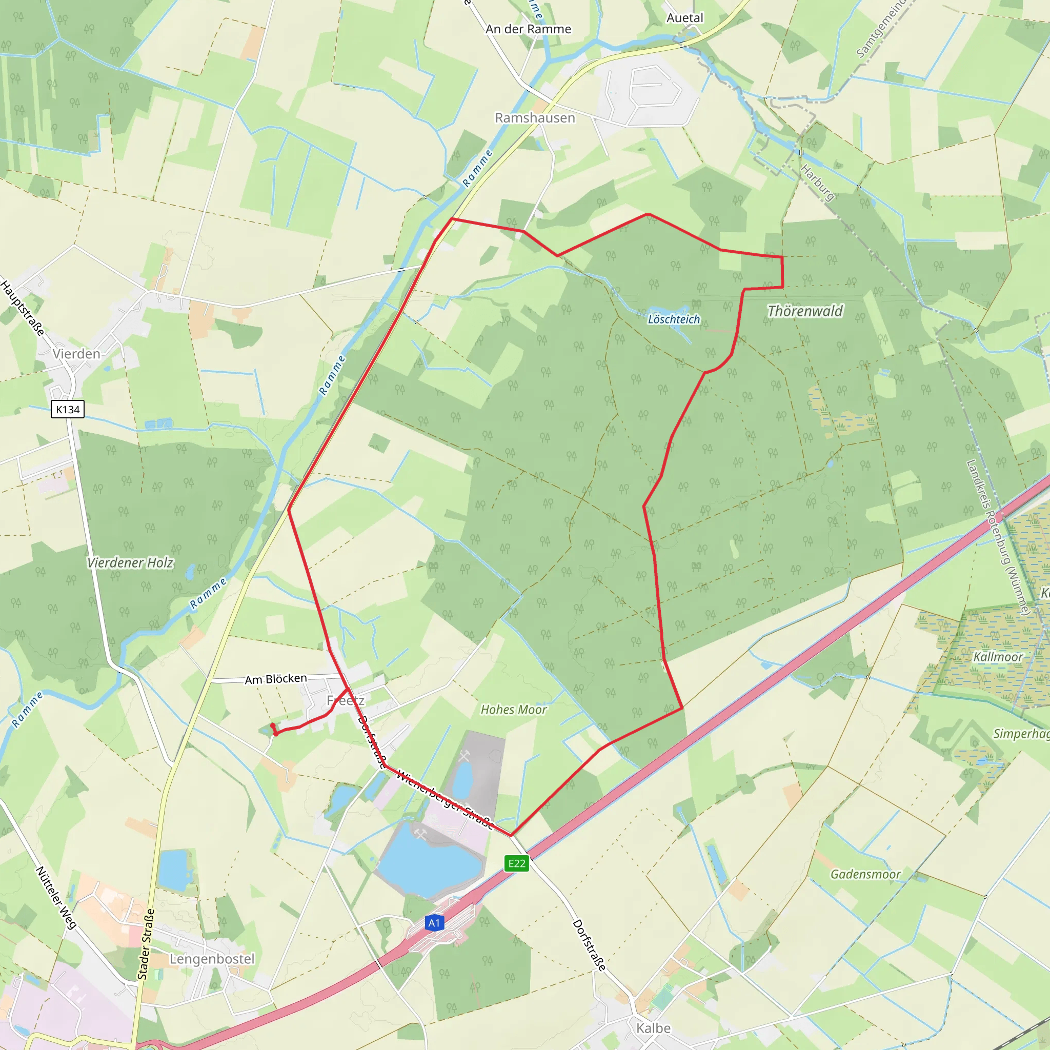 Wienerberger Straße Loop mobile static map