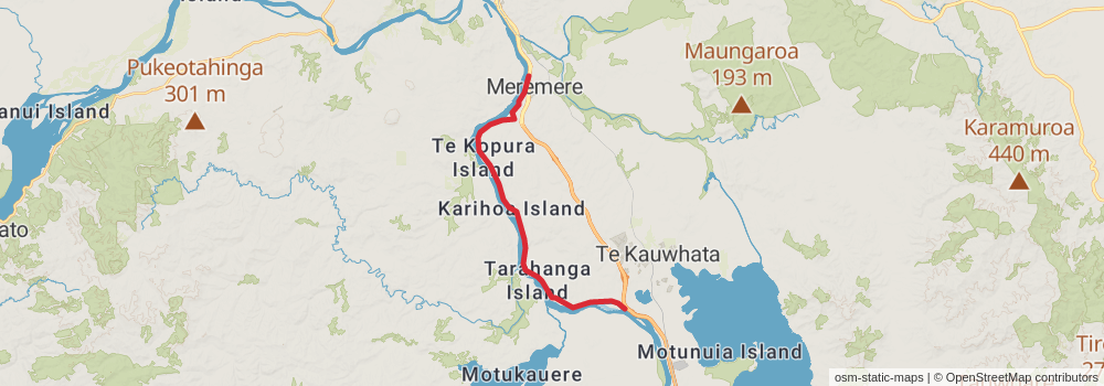 Te Araroa Trail stage 39 Map