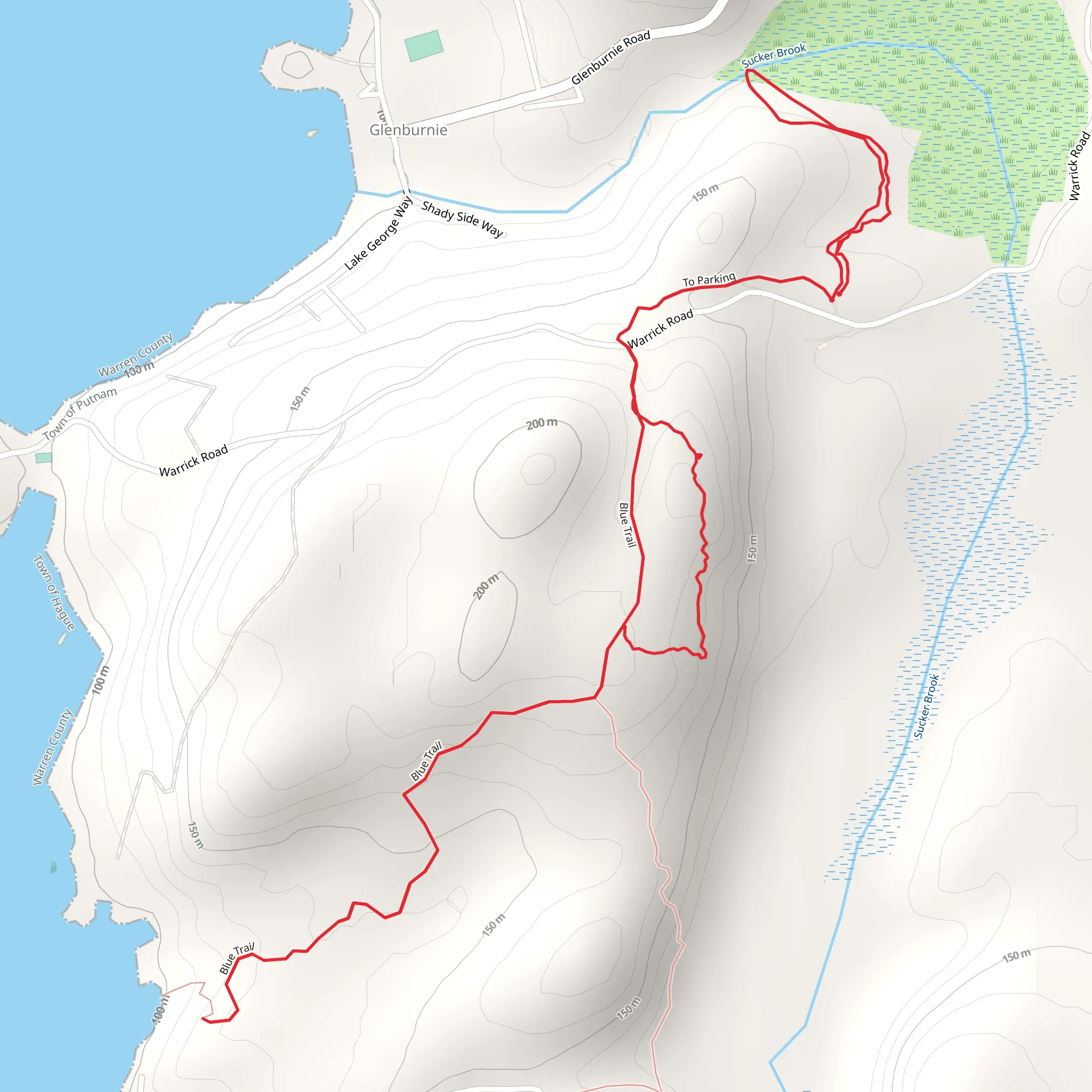 Rock Brothers and Sucker Brook mobile static map