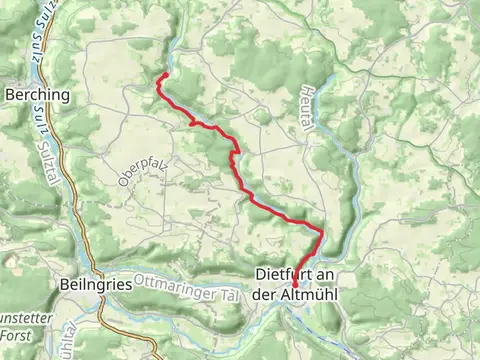 Holnstein to Dietfurt an der Altmuhl Walk