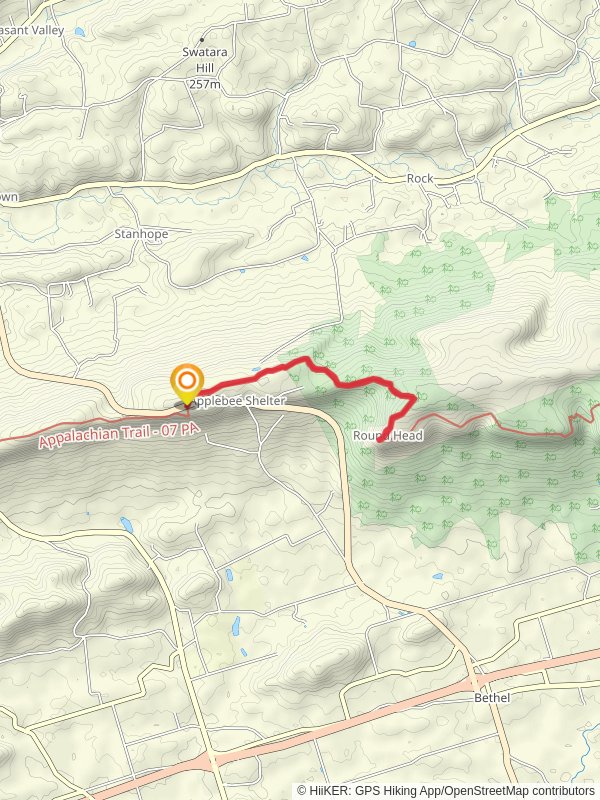 Round Head via Appalachian Trail