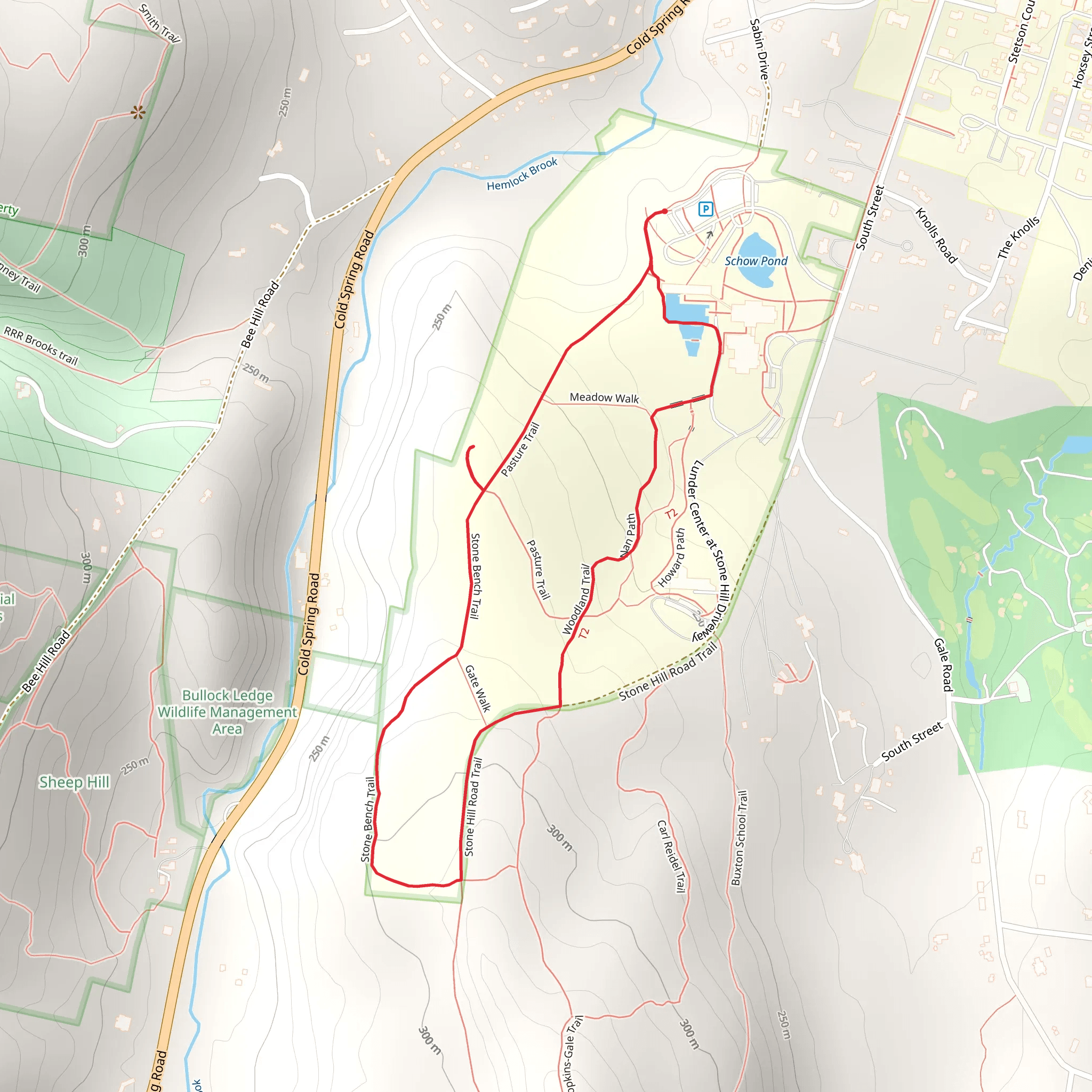 Stone Bench Trail Loop mobile static map