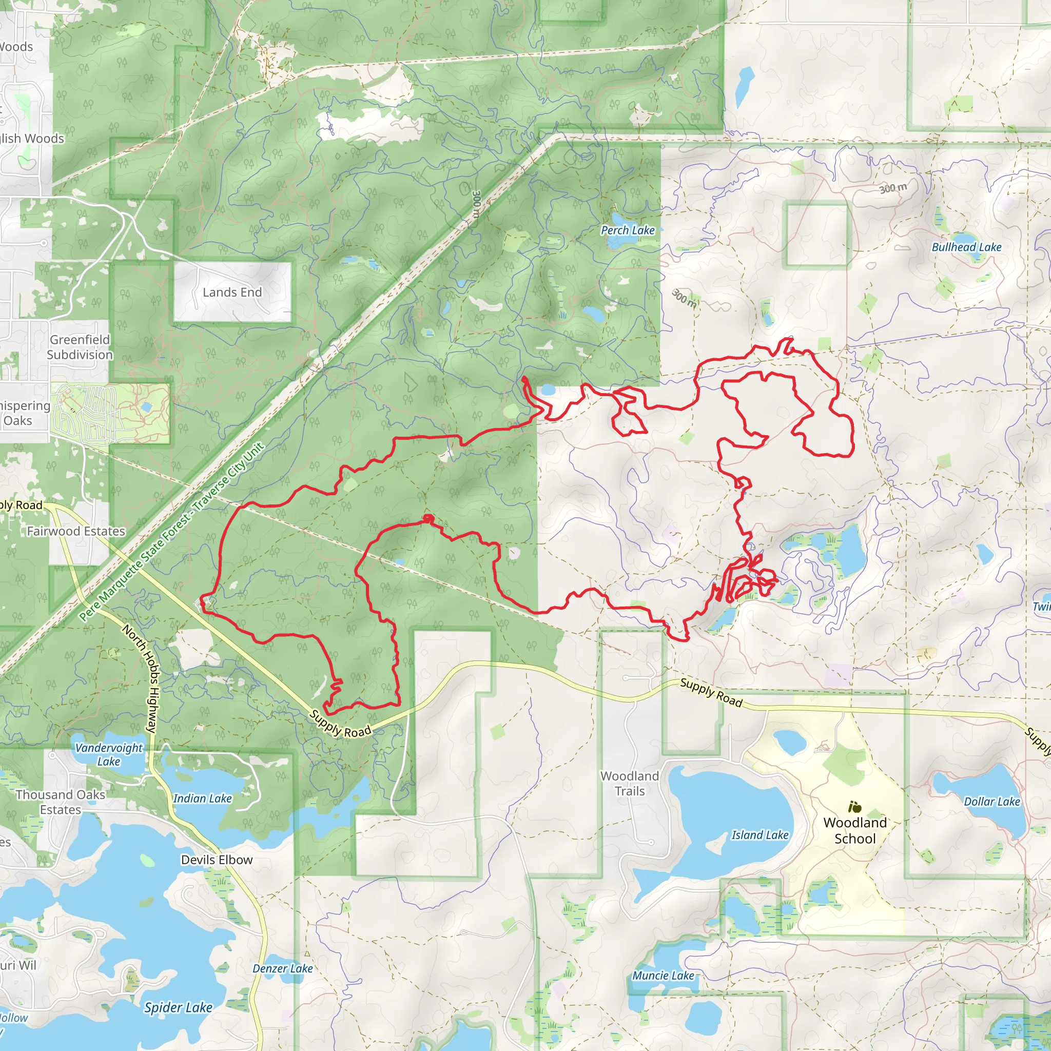 VASA Single Track - Blue and Orange Loop mobile static map