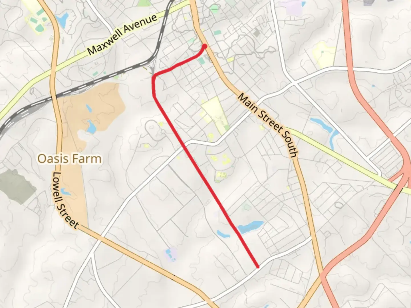 An image depicting the trail Railroad and Mill Village Heritage Trail and its surrounding area.