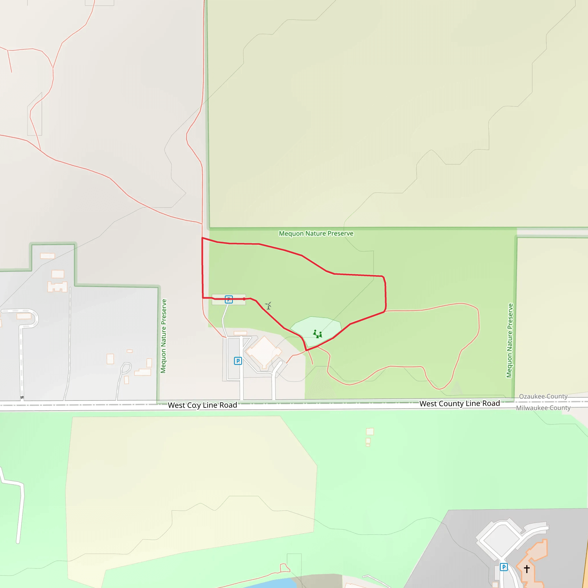West County Line Road Loop mobile static map