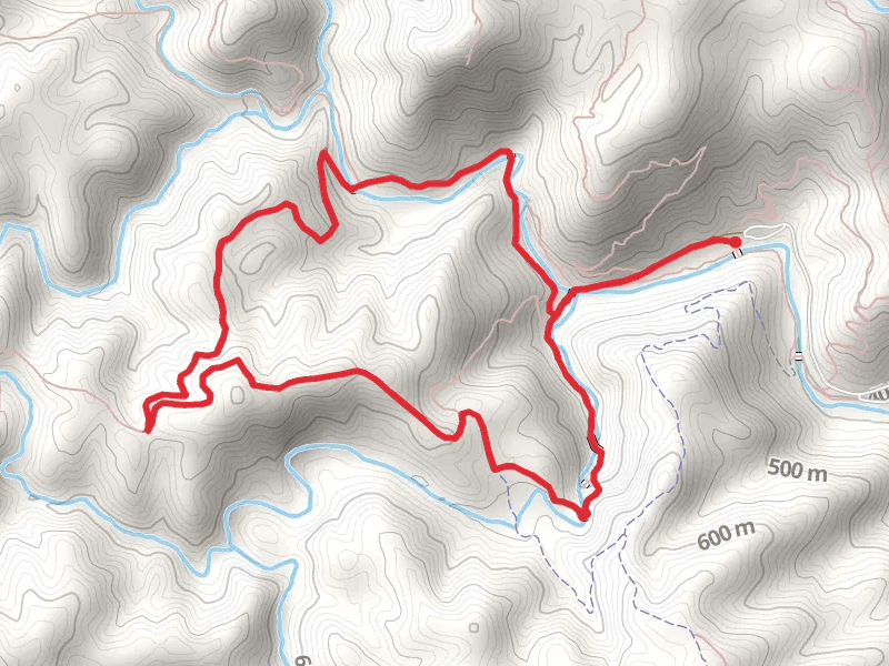 Headquarters Trail and Upper Falls Loop Trail