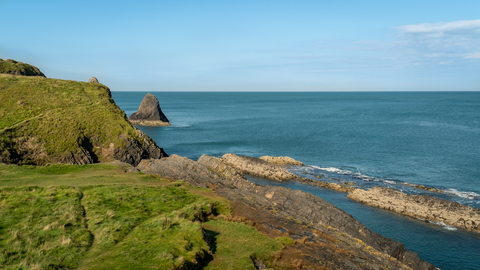 Pwllygranant and Cebwr Bay from Moylgrove